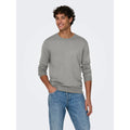 Pull Only & Sons Onswyler Life Reg 14 Crew Knit Gray
