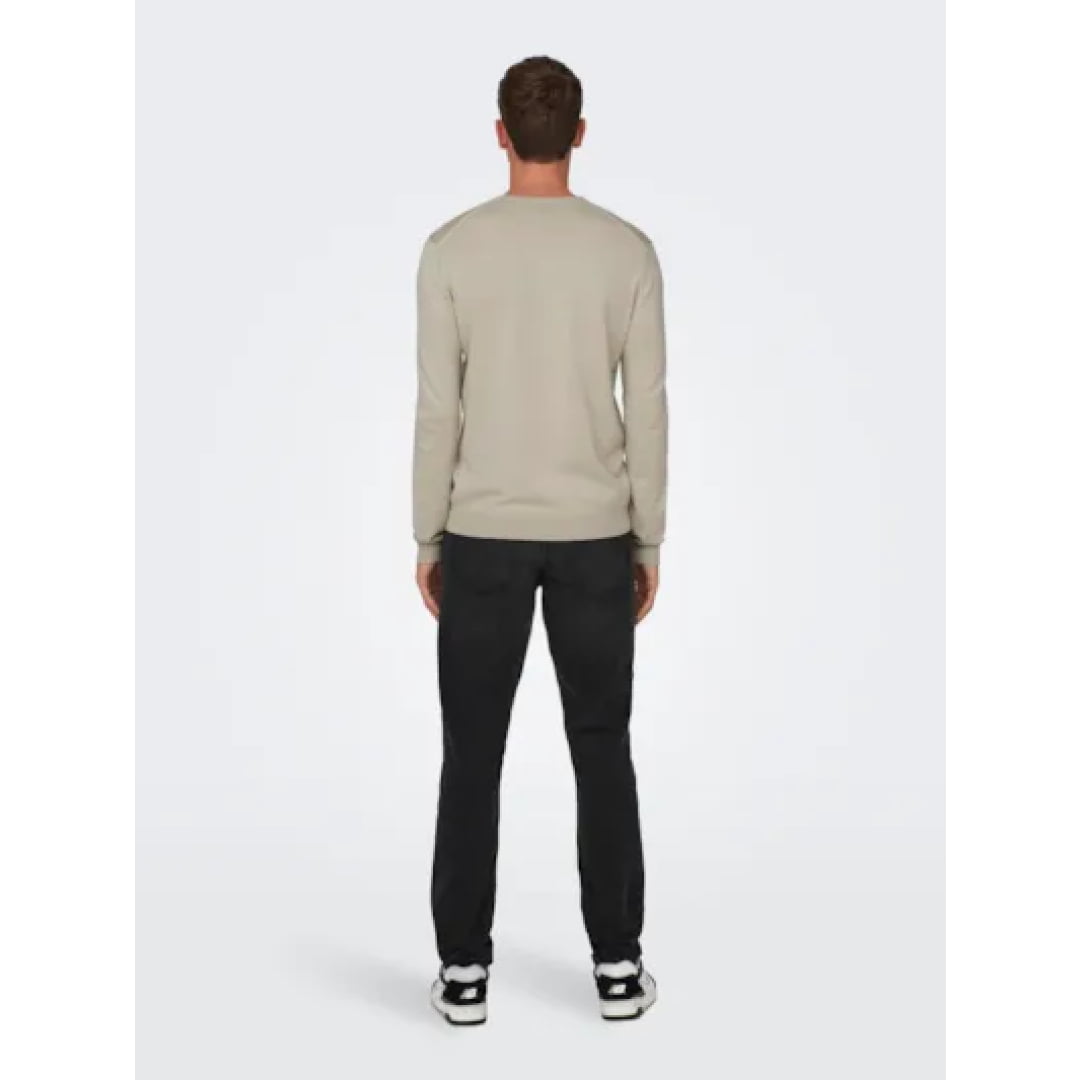 Pull Only & Sons Onswyler Life Reg 14 Crew Knit Silver