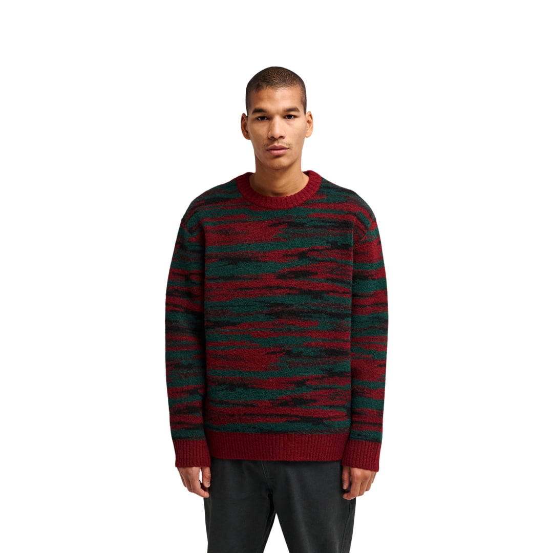Pull RVCA Ino Prep Sweater Duck Blue - Insidshop.com