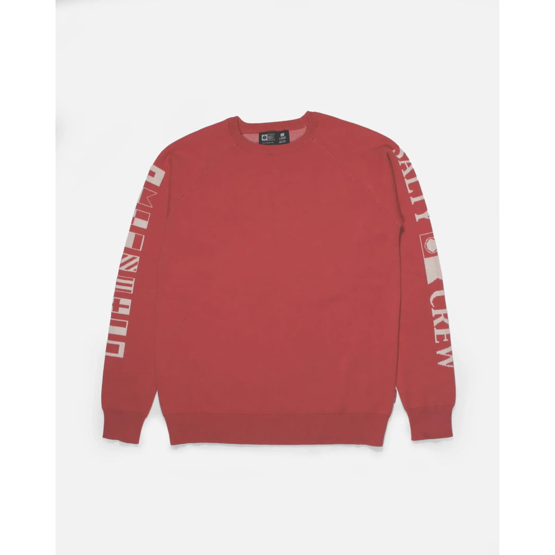 Pull Salty Crew Alpha Knit Washed Red - Insidshop.com