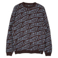 Pull Santa Cruz Knit Crew Creep Repeat Blackcurrant