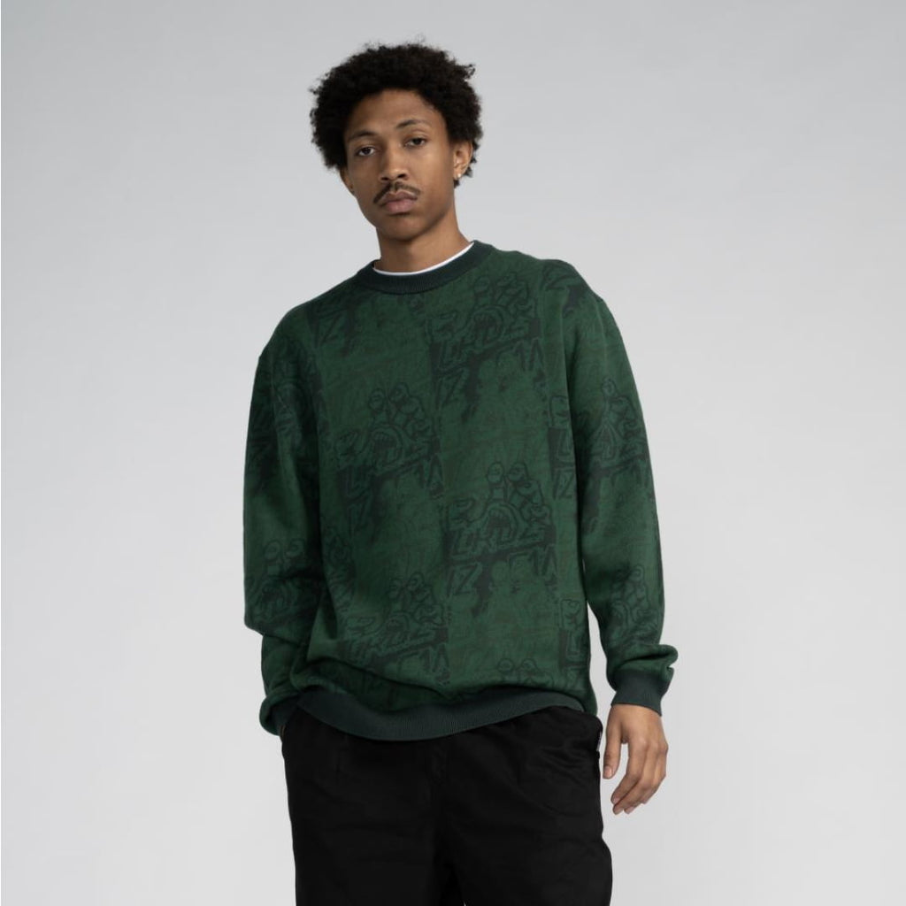 Pull Santa Cruz Knit Crew Handled Repeat Rainforest