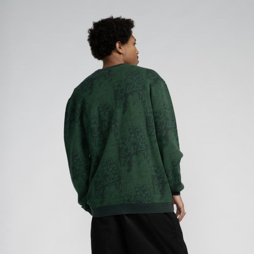 Pull Santa Cruz Knit Crew Handled Repeat Rainforest