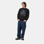 Pull Santa Cruz Natas SC Panther Knit Crew Black Sc