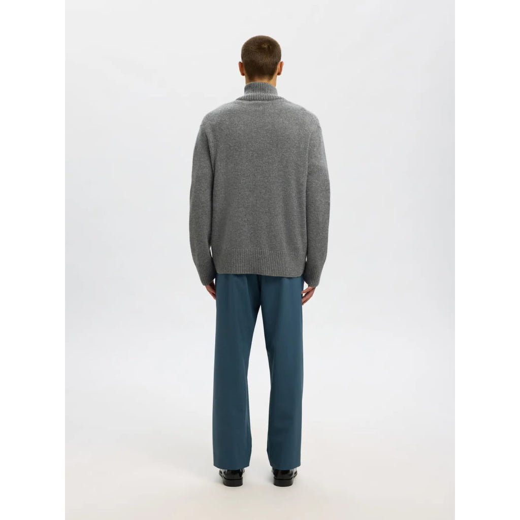 Pull Selected SLHCALLE Relaxed Cashmere Blend Half Zip