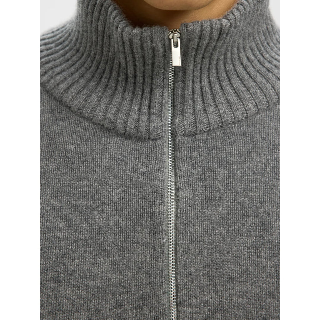 Pull Selected SLHCALLE Relaxed Cashmere Blend Half Zip