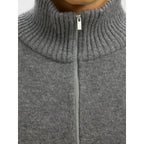 Pull Selected SLHCALLE Relaxed Cashmere Blend Half Zip