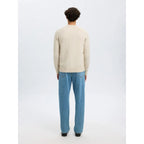 Pull Selected SLHRAI LS Crew Neck Oatmeal Melange - Slhrai