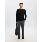 Pull Selected SLHTRAY Merino Crew Neck Black - Slhtray