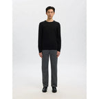 Pull Selected SLHTRAY Merino Crew Neck Black - Slhtray