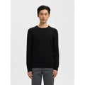 Pull Selected SLHTRAY Merino Crew Neck Black - Slhtray