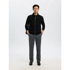 Pull Selected SLMDANE LS Knit Structure Full Zip Black