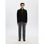 Pull Selected SLMDANE LS Knit Structure Full Zip Black