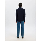 Pull Selected SLMDANE LS Knit Structure Full Zip Sky