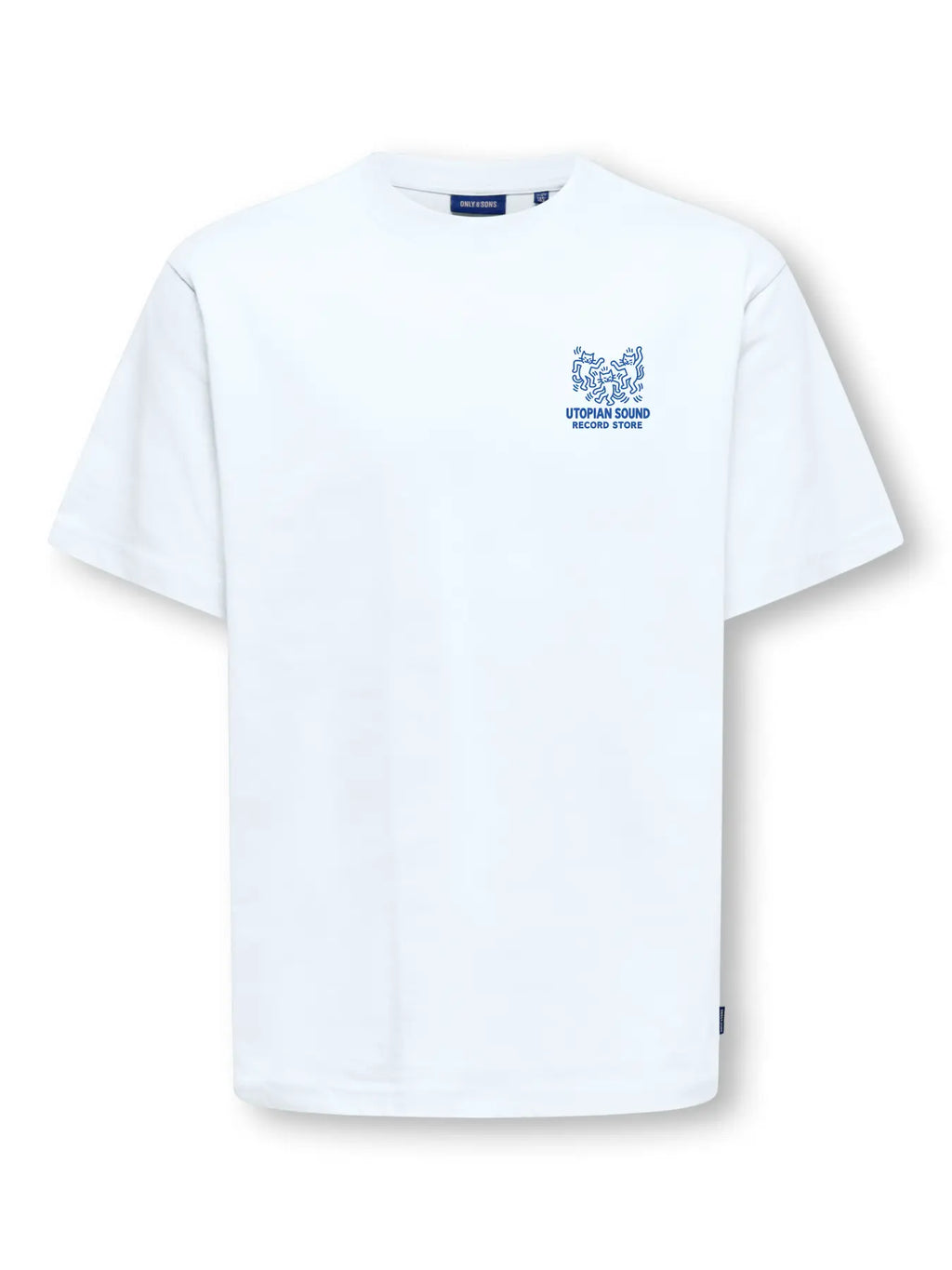T-shirt Only & Sons OSJFRED Worldwide RLX Bright White
