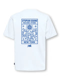 T-shirt Only & Sons OSJFRED Worldwide RLX Bright White