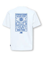 T-shirt Only & Sons OSJFRED Worldwide RLX Bright White
