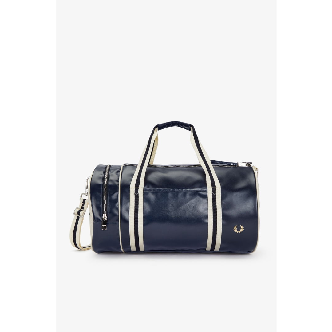 Sac de Sport Fred Perry Classic Barrel Carbon Blue Ecru