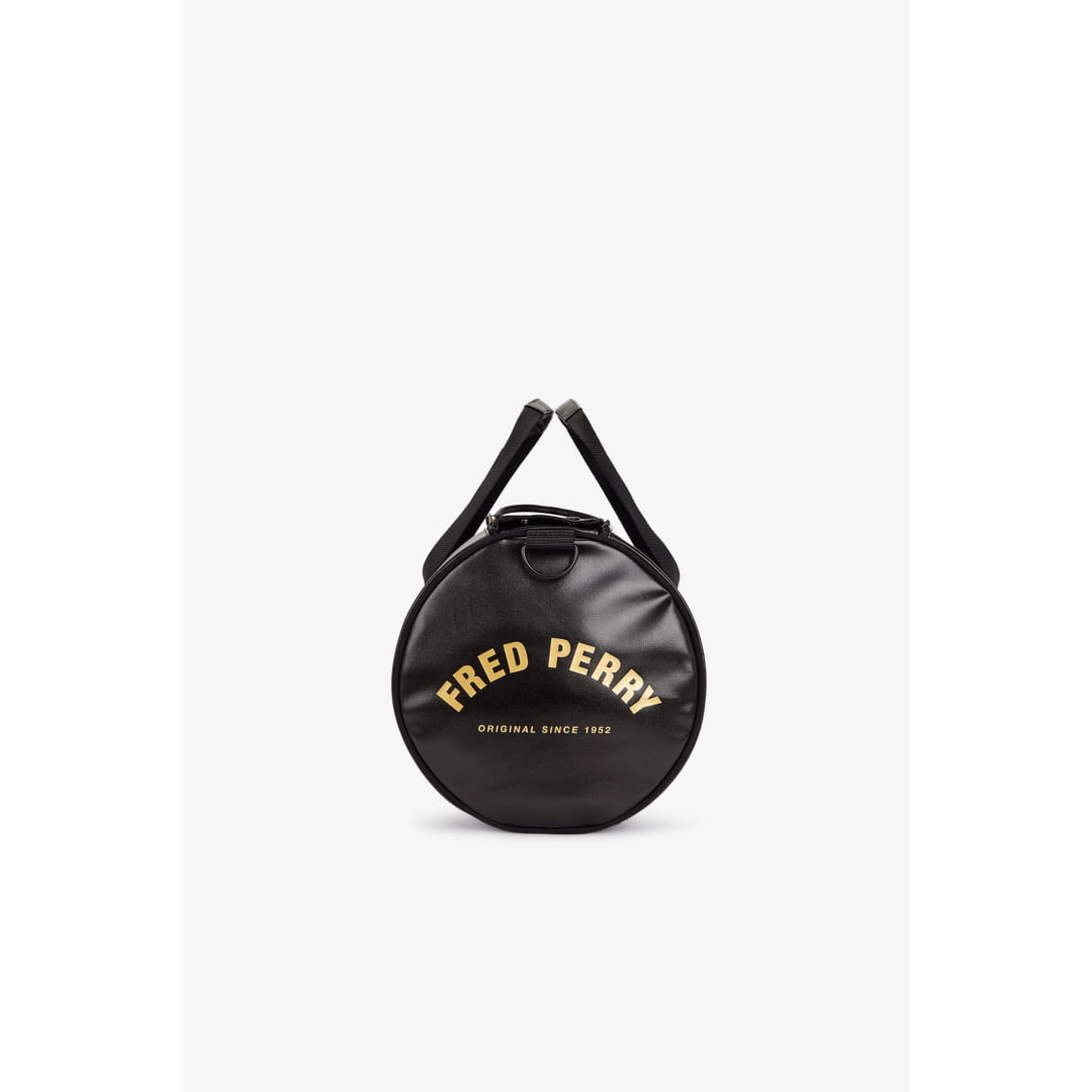 Sac de Sport Fred Perry Tonal Classic Barrel Black Gold