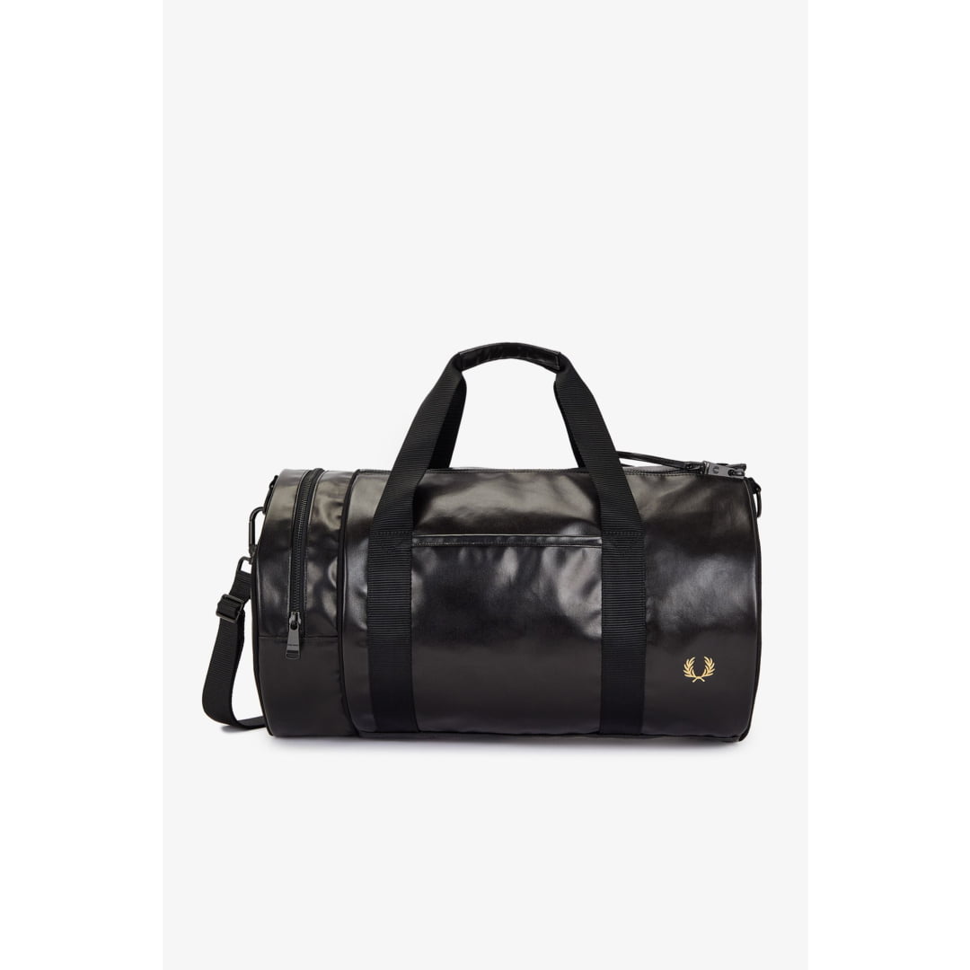 Sac de Sport Fred Perry Tonal Classic Barrel Black Gold