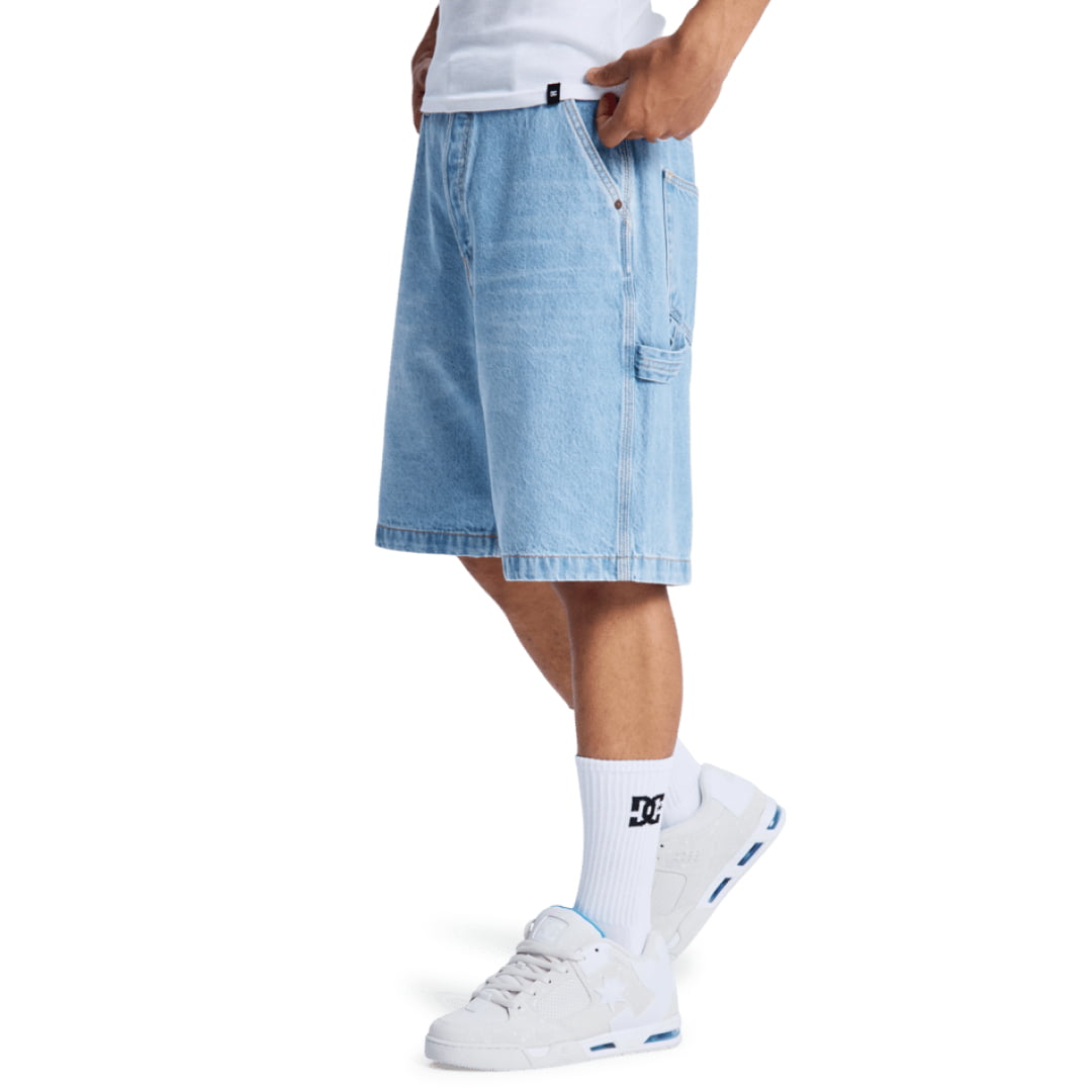 Short DCShoes Baggy Denim Carpenter Indigo Light - Dcshoes