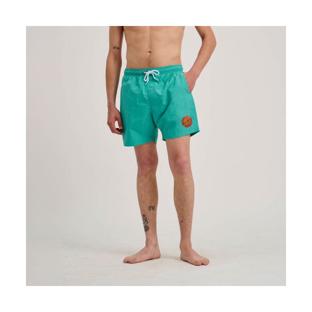 Short De Bains Santa Cruz Classic Dot Swimshort Pool Blue