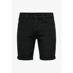 Short en Jeans Only & Sons Onsply Washed Black - En