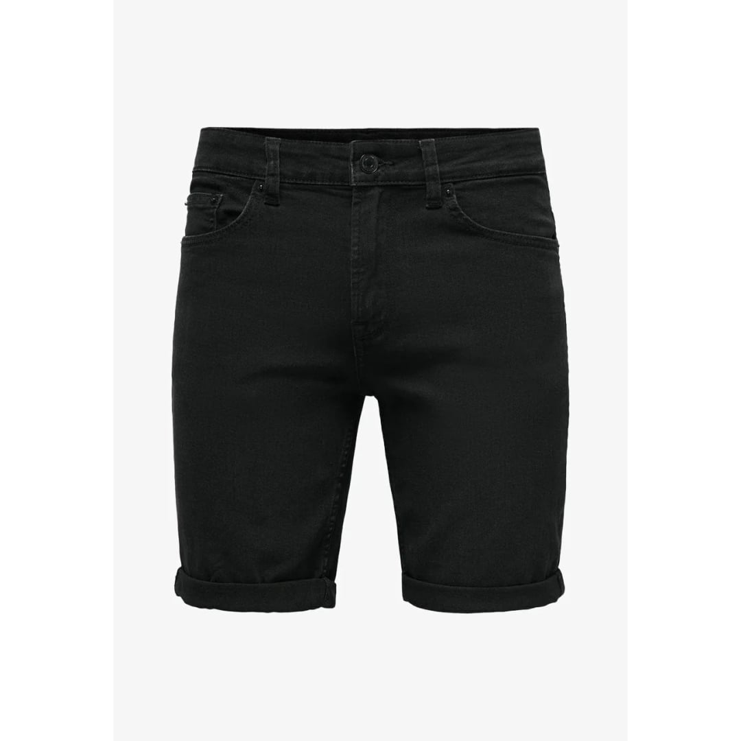Short en Jeans Only & Sons Onsply Washed Black - En