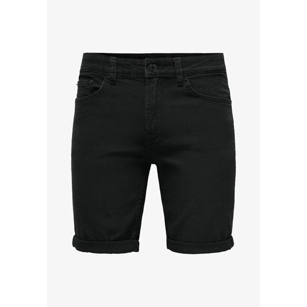 Short en Jeans Only & Sons Onsply Washed Black - En