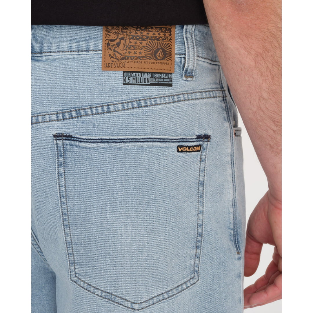 Short en Jeans Volcom Billow Denim Desert Dirt Indigo