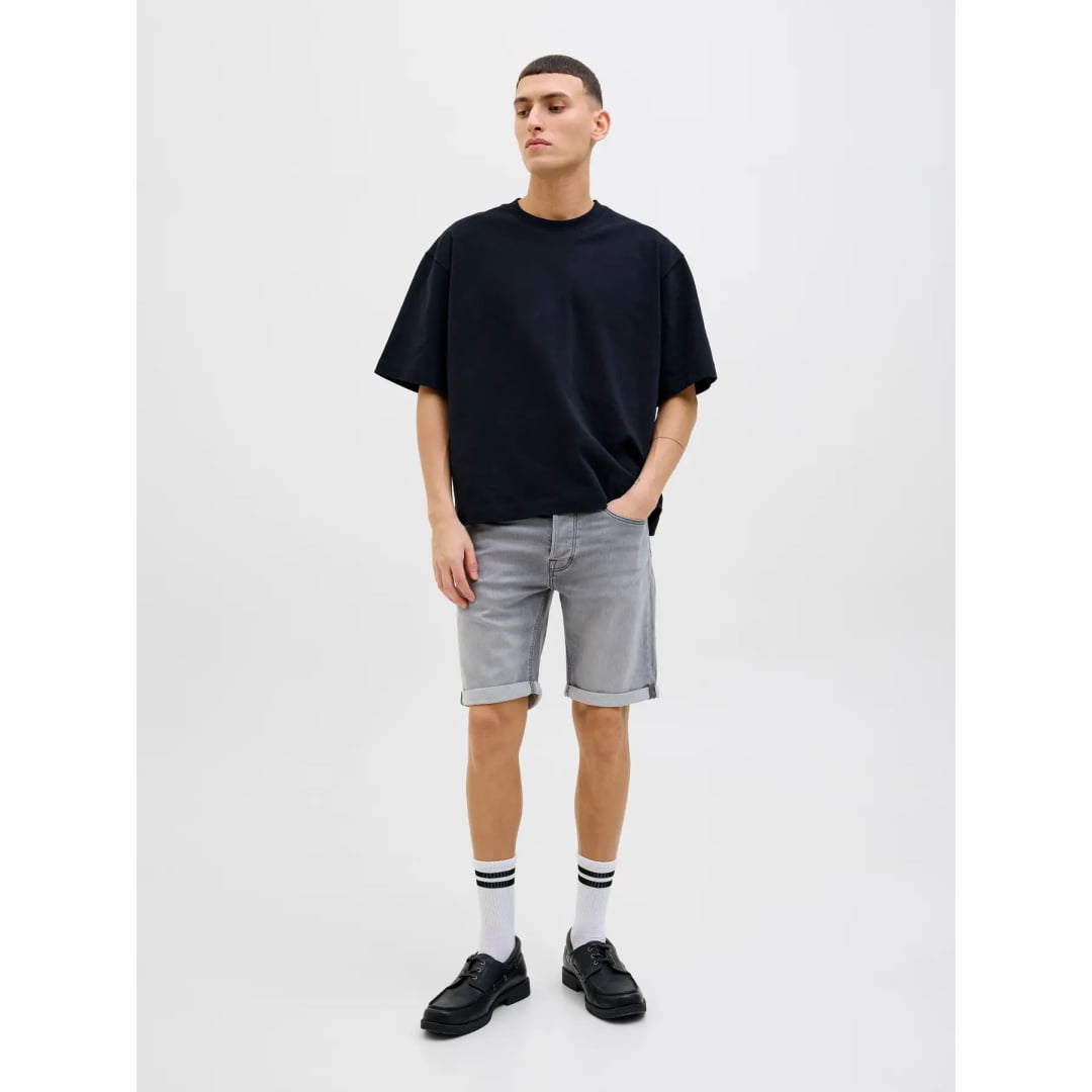 Short Jack & Jones JJIRICK JJICON GE 063 Grey Denim