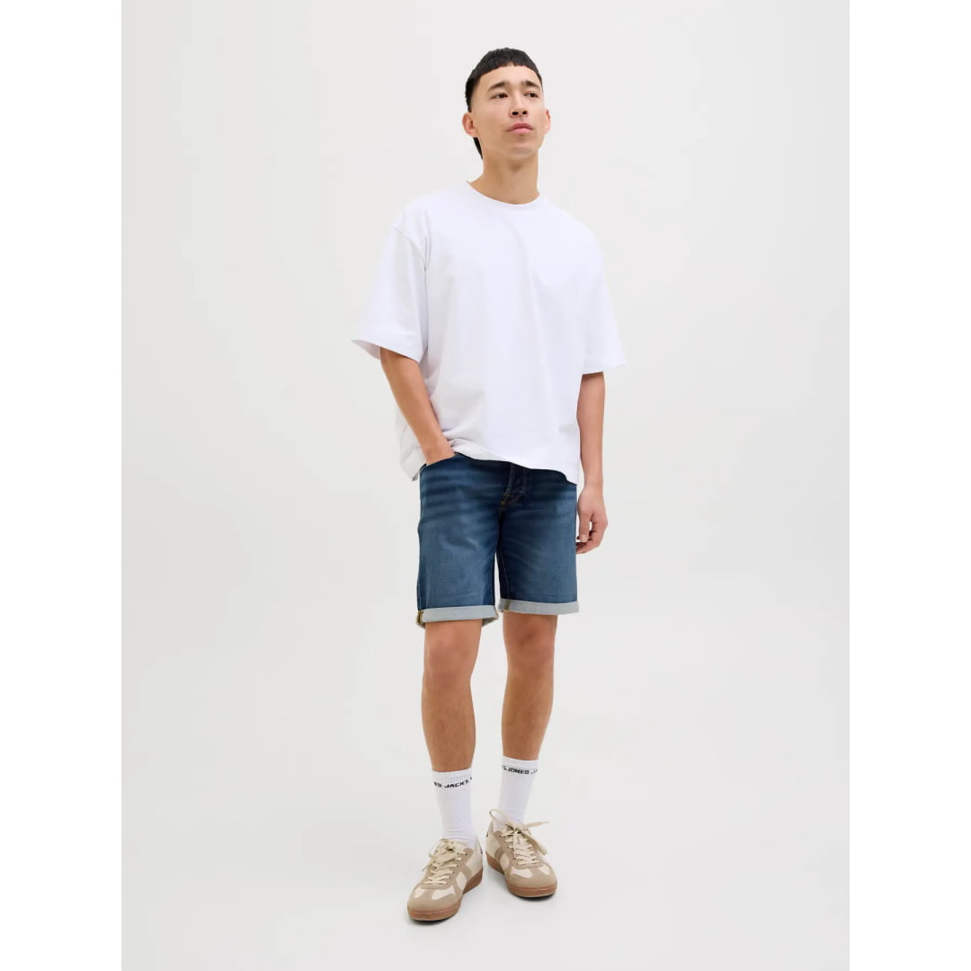 Short Jack & Jones JJIRICK JJICON IK GE132 Blue Denim