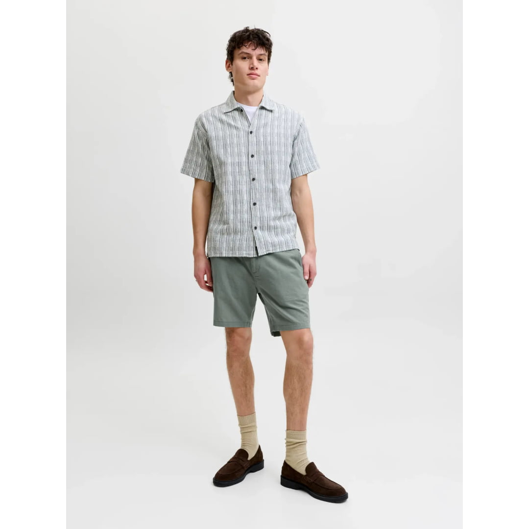 Short Jack & Jones JPSTACE Summer Linen Blend Reg Agave