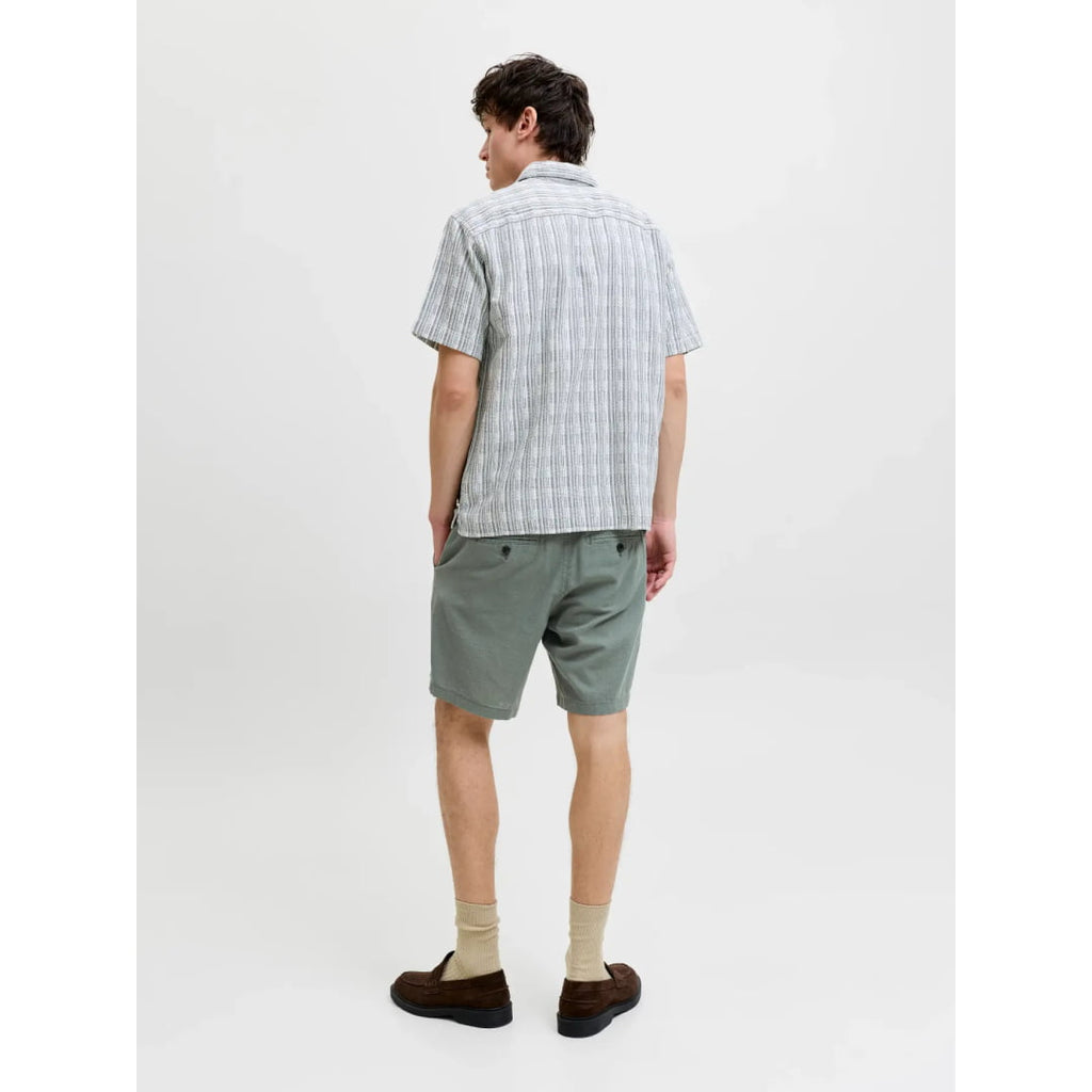 Short Jack & Jones JPSTACE Summer Linen Blend Reg Agave