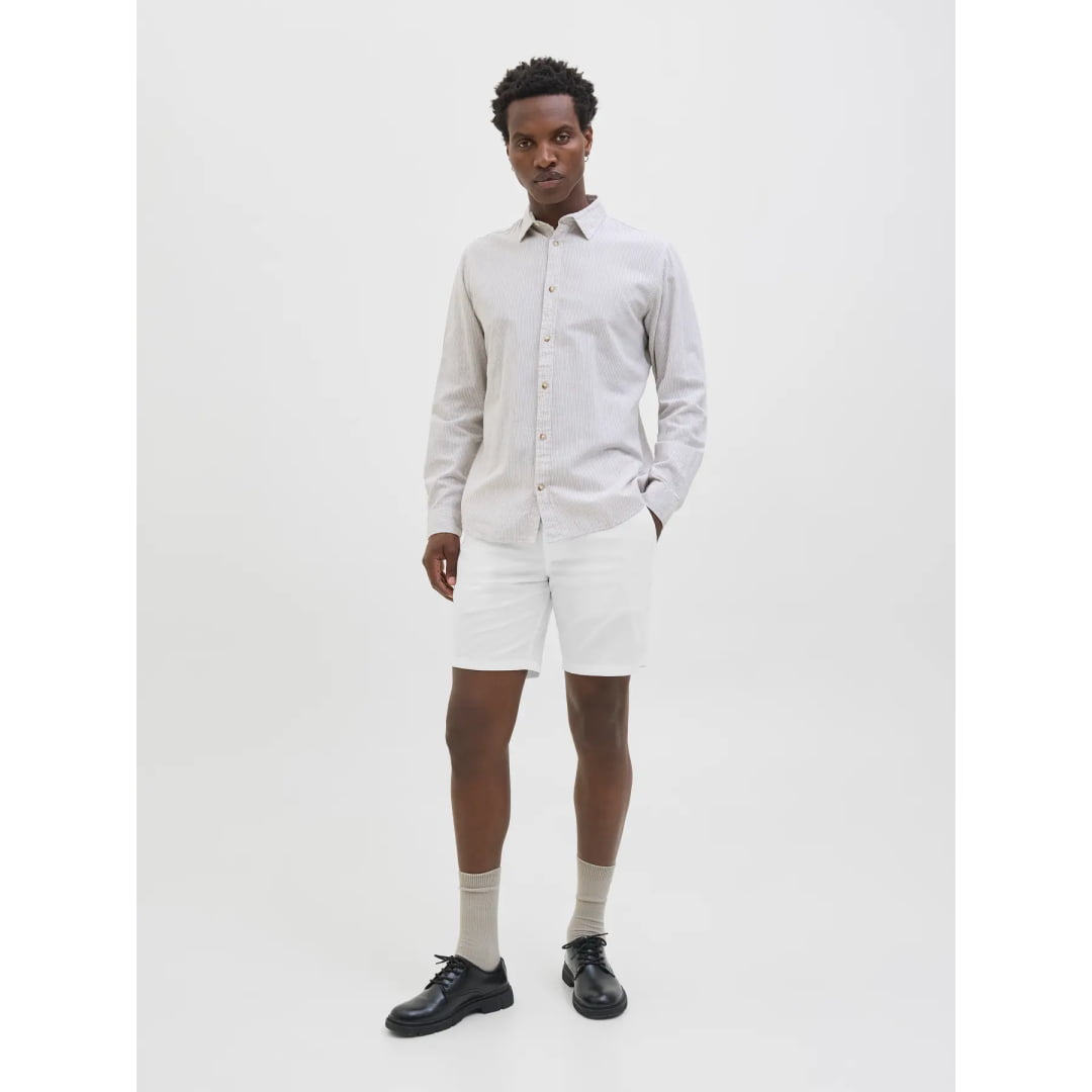 Short Jack & Jones JPSTACE Summer Linen Blend Reg Faded