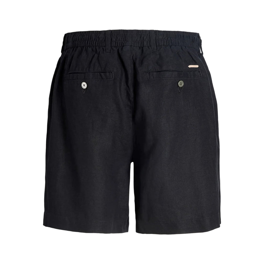 Short Jack & Jones JPSTBILL Lawrence Linen Reg Black
