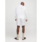 Short Jack & Jones JPSTBILL Lawrence Linen Reg Bright White