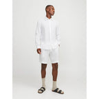 Short Jack & Jones JPSTBILL Lawrence Linen Reg Bright White