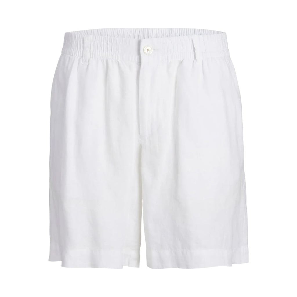 Short Jack & Jones JPSTBILL Lawrence Linen Reg Bright White