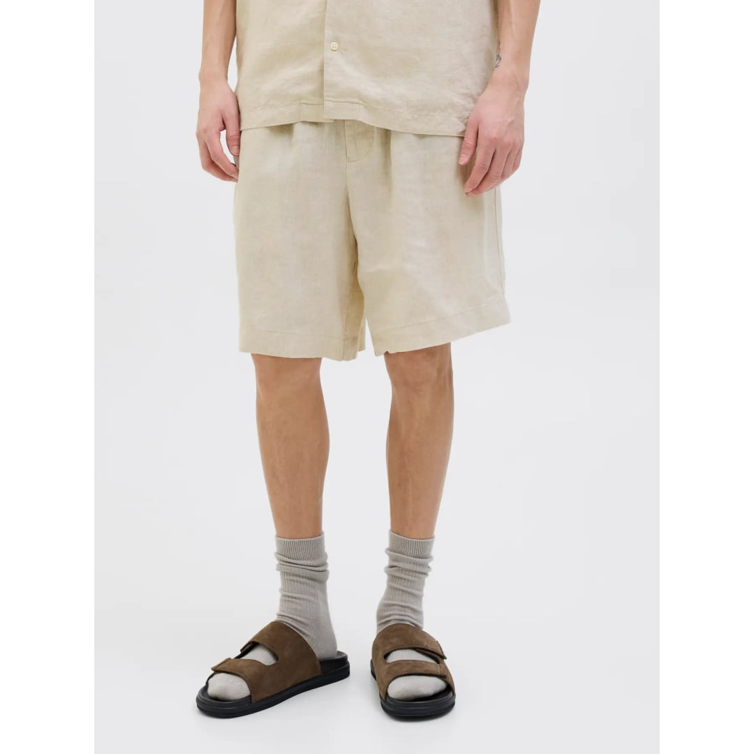 Short Jack & Jones JPSTBILL Lawrence Linen Reg Silver