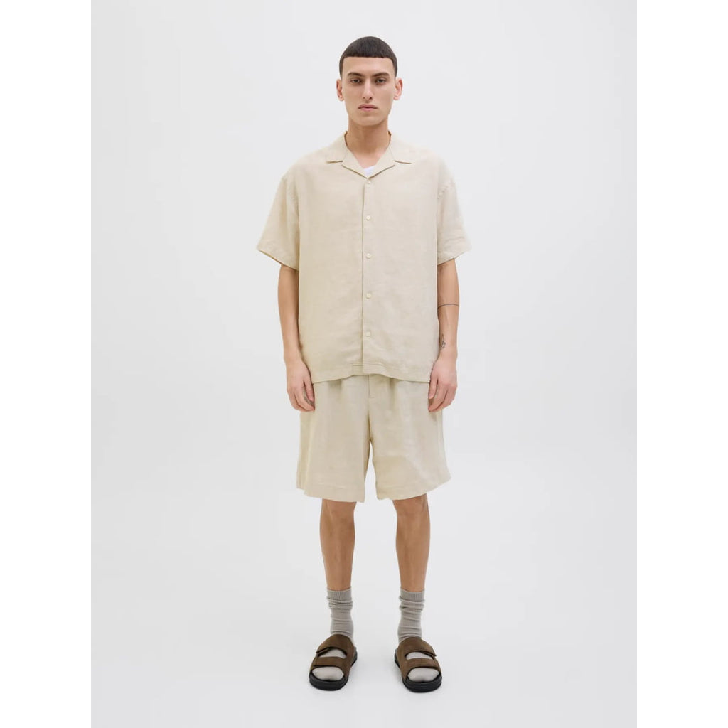 Short Jack & Jones JPSTBILL Lawrence Linen Reg Silver