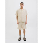 Short Jack & Jones JPSTBILL Lawrence Linen Reg Silver