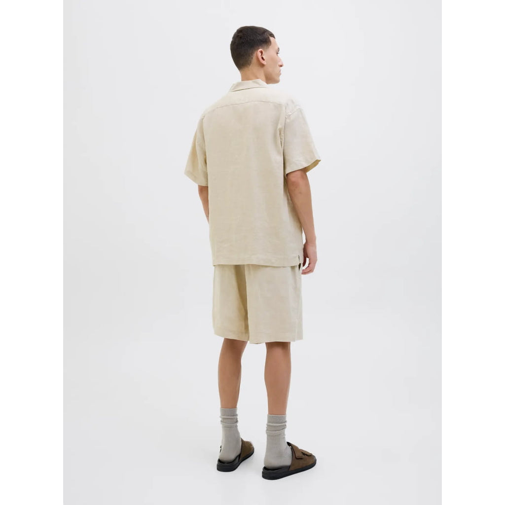 Short Jack & Jones JPSTBILL Lawrence Linen Reg Silver