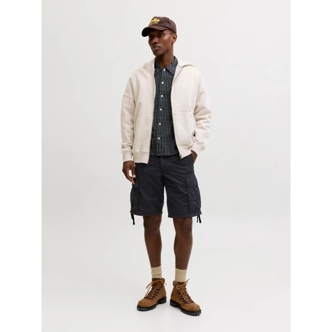 Short Jack & Jones JPSTCOLE Frank Cargo Mid Black - Jpstcole