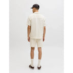 Short Jack & Jones JPSTJAIDEN Coba Stripe Jog Antique White