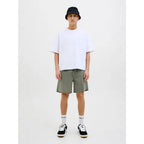 Short Jack & Jones JPSTJAIDEN Summer Linen Blend Agave