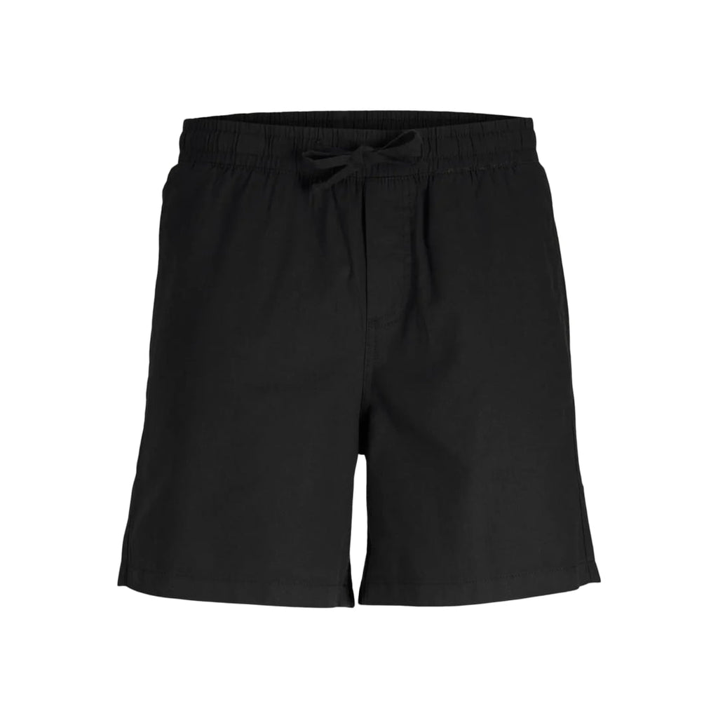 Short Jack & Jones JPSTJAIDEN Summer Linen Blend Black