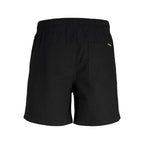Short Jack & Jones JPSTJAIDEN Summer Linen Blend Black