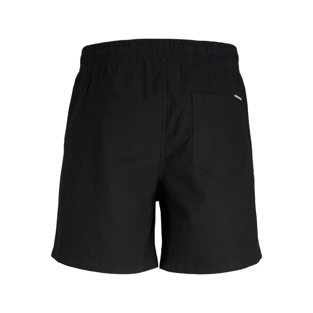 Short Jack & Jones JPSTJAIDEN Summer Linen Blend Black