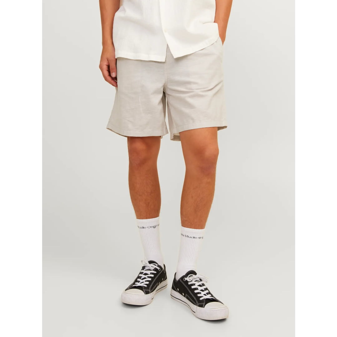 Short Jack & Jones JPSTJAIDEN Summer Linen Blend Crockery